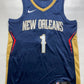 New Orleans Pelicans #1 Zion Williamson Nike NBA Icon Jersey - Mens Medium - American Sports Jerseys