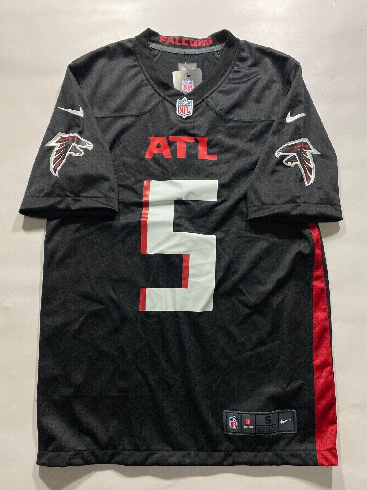 Atlanta Falcons Home Nike NFL Game Jersey - Drake London #5 - Mens Small