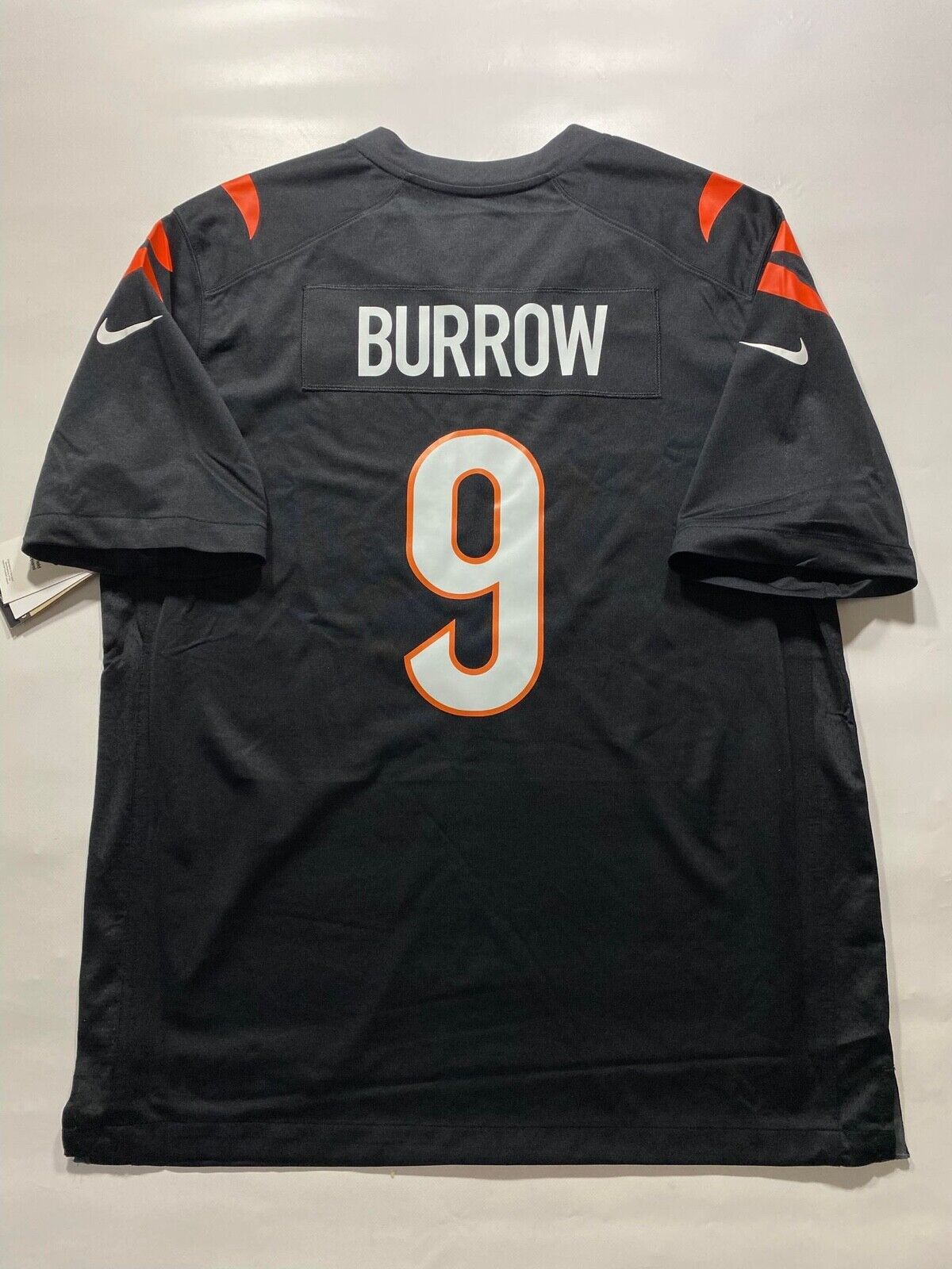 Cincinnati Bengals #9 Joe Burrow Nike NFL Game Jersey - Mens XL - American Sports Jerseys