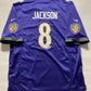 Baltimore Ravens #8 Lemar Jackson Nike NFL Game Jersey - Mens XL - American Sports Jerseys