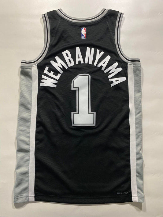 San Antonio Spurs #1 Victor Wembanyama Nike NBA Icon Jersey - Mens Small