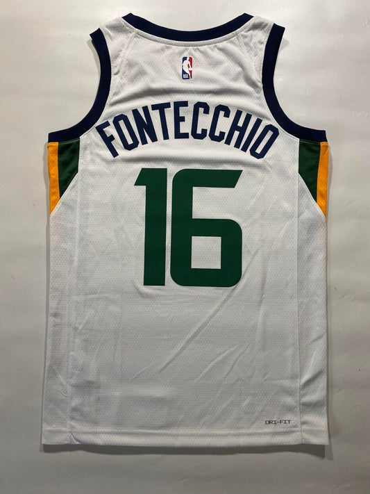 Utah Jazz #16 Simone Fontecchio Nike NBA Association Jersey - Mens Small