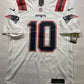 New England Patriots Road Nike NFL Game Jersey - Mac Jones #10 - Mens Small