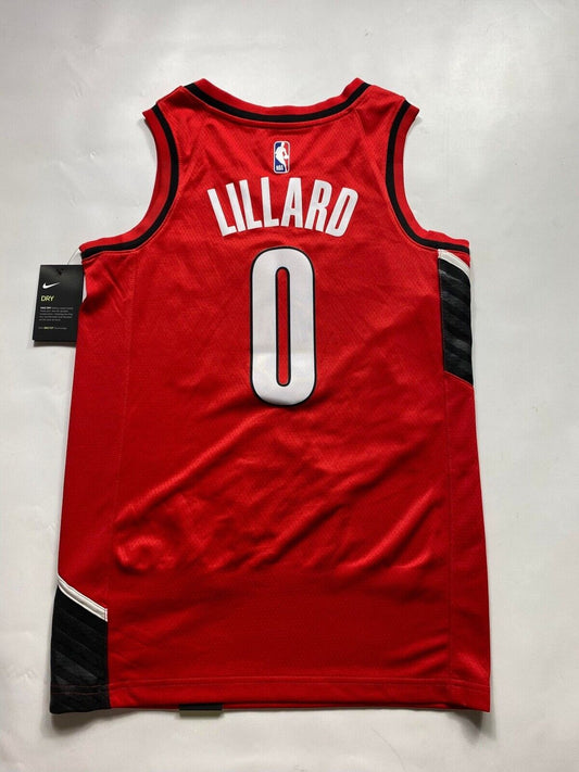 Portland Trail Blazers #0 Damian Lillard Nike NBA Statement Jersey - Mens Small - American Sports Jerseys