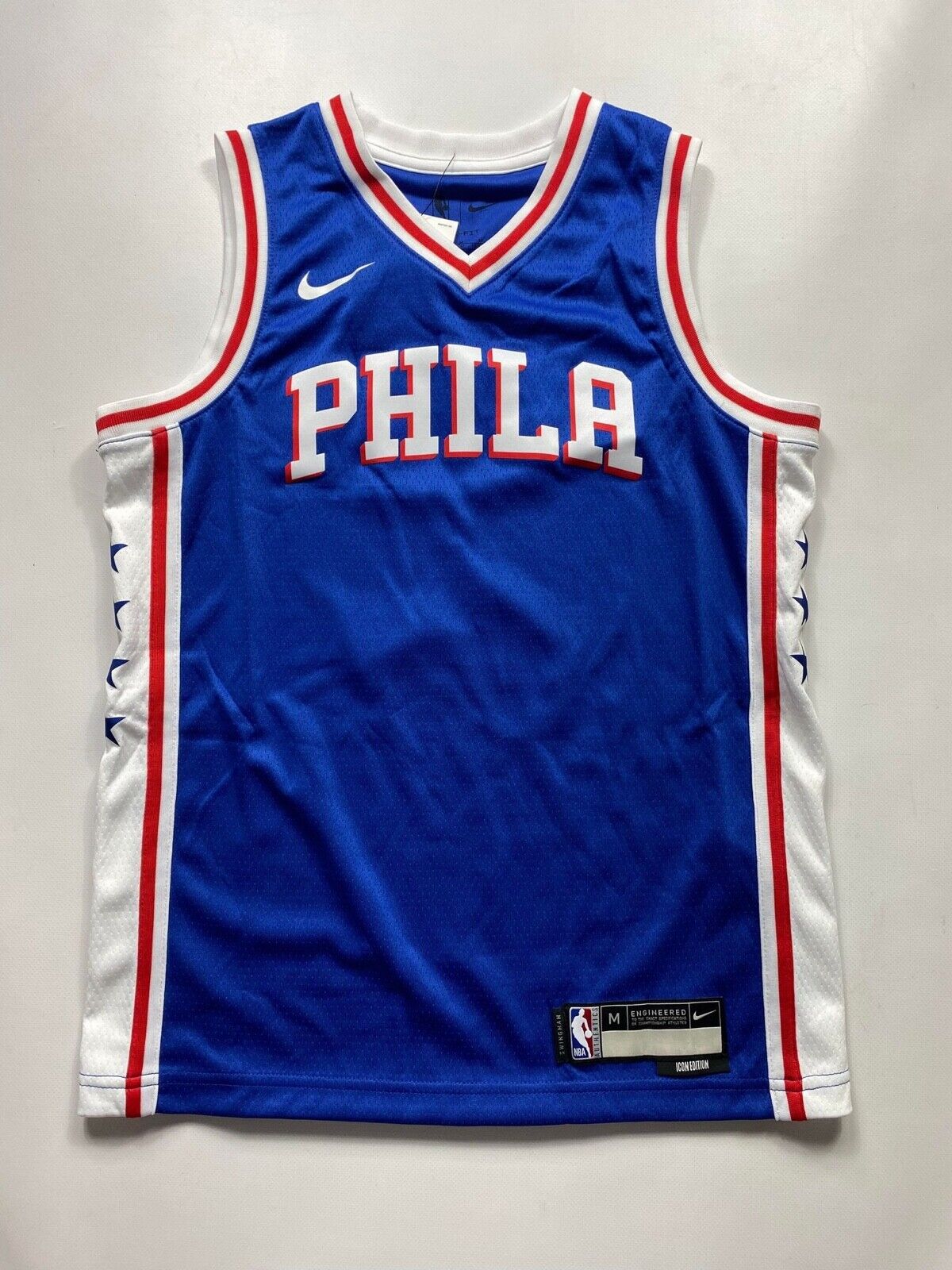 Philadelphia 76ers Nike Jersey Kids (M) NBA Icon Edition Blue Harden #11.