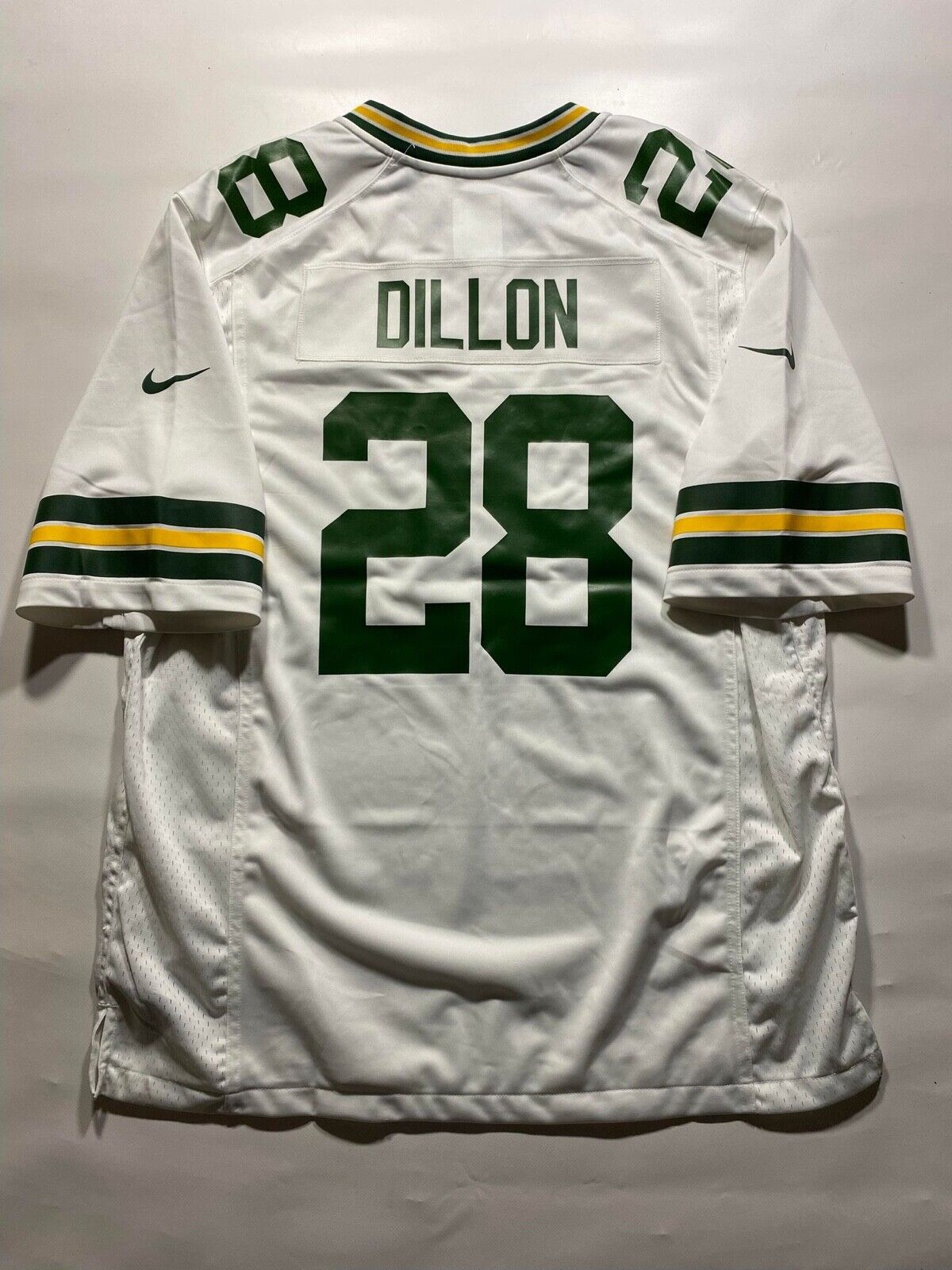 Green Bay Packers #28 AJ Dillon Nike NFL Game Jersey - Mens XL - American Sports Jerseys