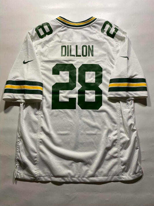 Green Bay Packers #28 AJ Dillon Nike NFL Game Jersey - Mens XL - American Sports Jerseys