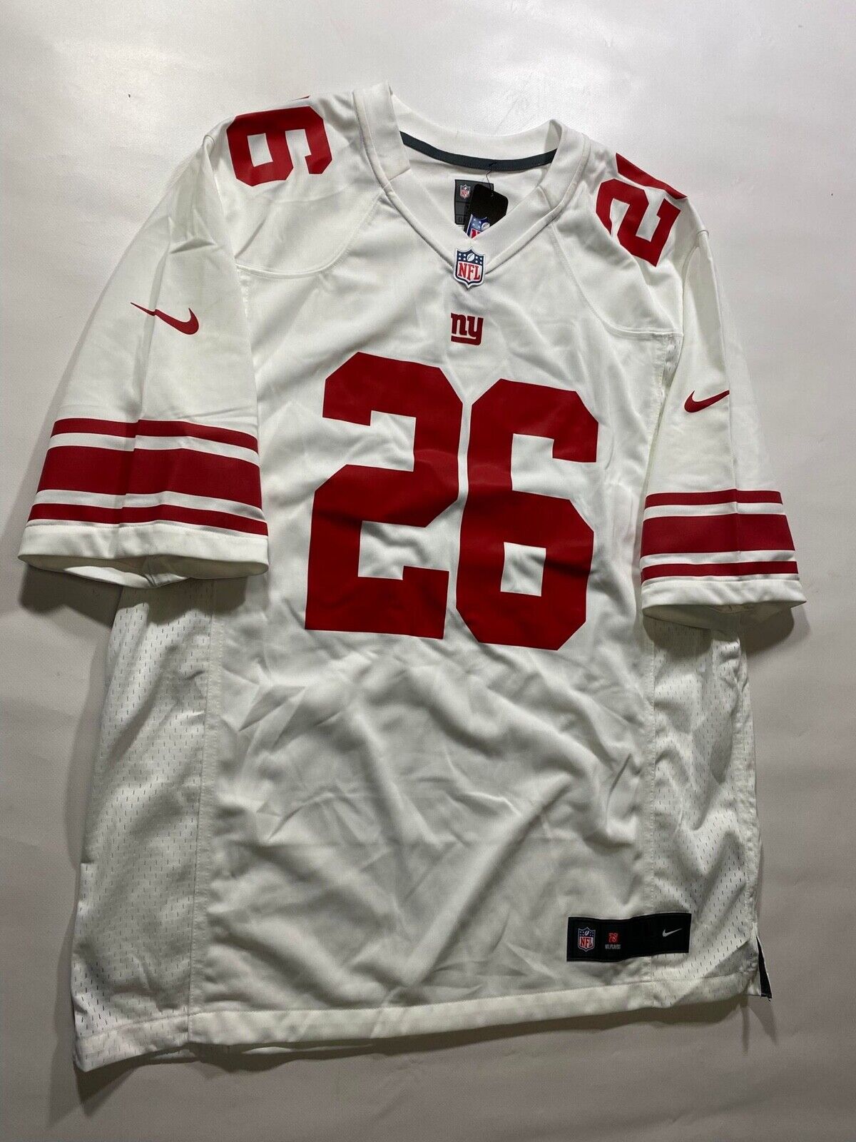 New York Giants Road Nike NFL Game Jersey - Saquon Barkley #26 - Mens XL