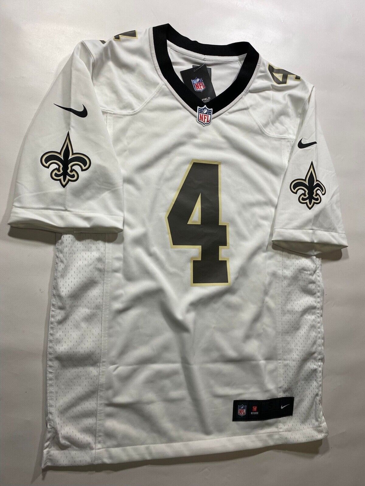 New Orleans Saints Road Nike NFL Game Jersey - Derek Carr #4 - Mens Small