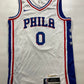 Philadelphia 76ers #0 Tyrese Maxey Nike NBA Association Jersey - Mens Small - American Sports Jerseys