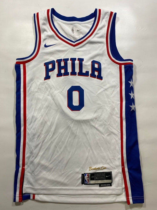 Philadelphia 76ers #0 Tyrese Maxey Nike NBA Association Jersey - Mens Small - American Sports Jerseys