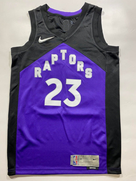 Toronto Raptors #23 Fred VanVleet Nike NBA Earned Jersey - Mens Small - American Sports Jerseys