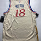 Philadelphia 76ers Nike Jersey Kids (XL) NBA City Edition Cream Milton #18.