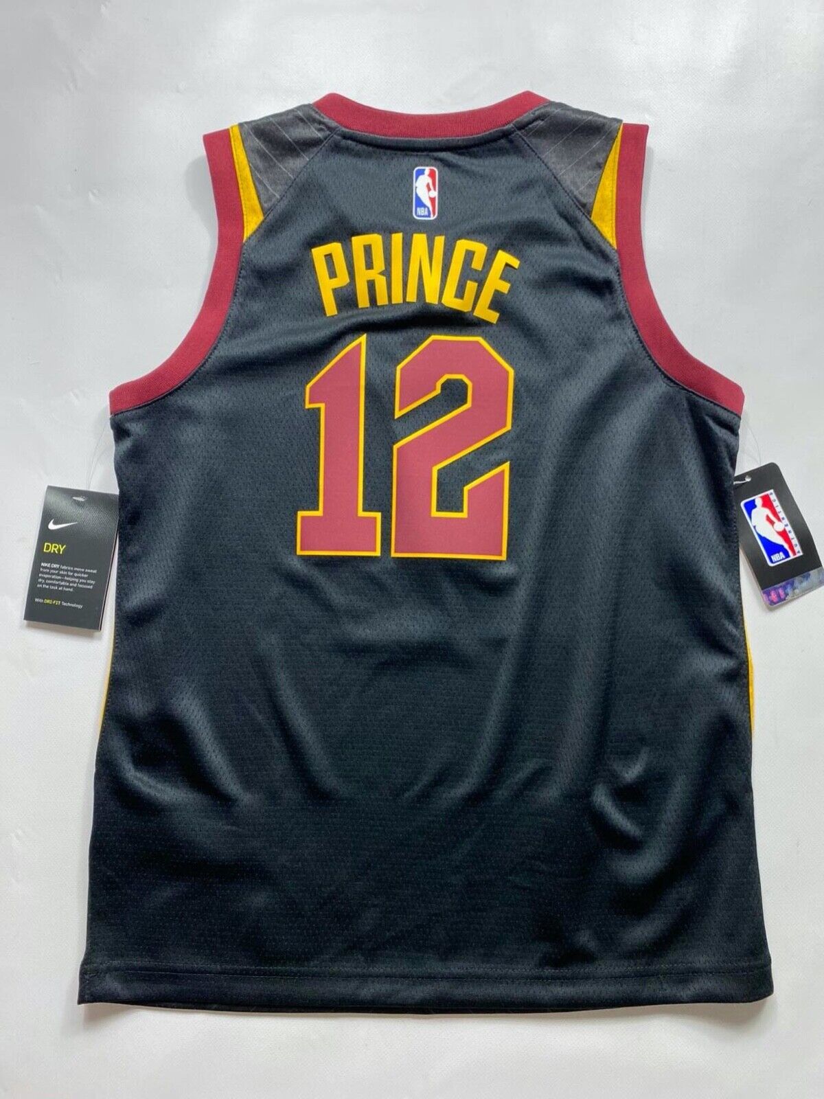 Cleveland Cavaliers #12 Taurean Prince Nike NBA Statement Jersey - Youth Medium - American Sports Jerseys