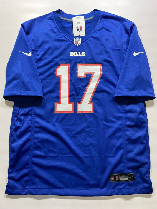 Buffalo Bills Alternate Nike NFL Game Jersey - Josh Allen #17 - Mens Large