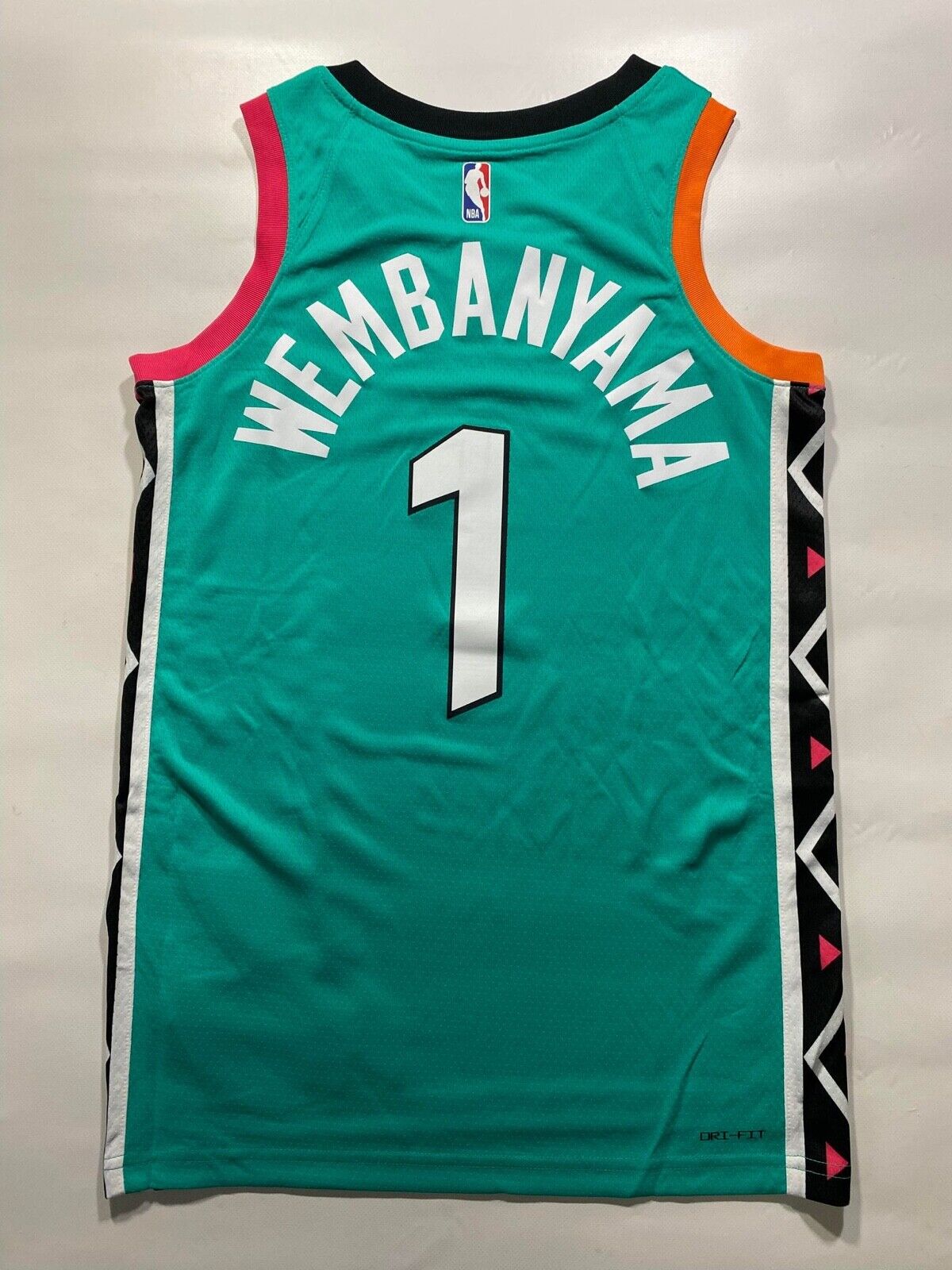 San Antonio Spurs #1 Victor Wembanyama Nike NBA City Jersey - Mens Small