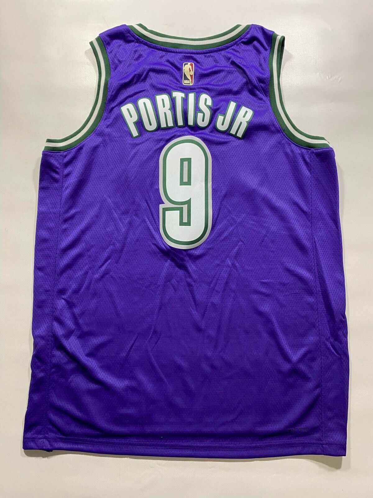 Milwaukee Bucks #9 Bobby Portis Jr Nike NBA Classic Jersey - Mens Large - American Sports Jerseys