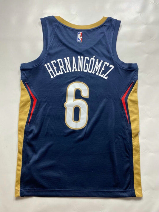 New Orleans Pelicans #6 Juancho Hernangomez Nike NBA Icon Jersey - Mens Small - American Sports Jerseys