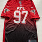 Atlanta Falcons #97 Grady Jarrett Nike NFL Game Jersey - Mens Small - American Sports Jerseys