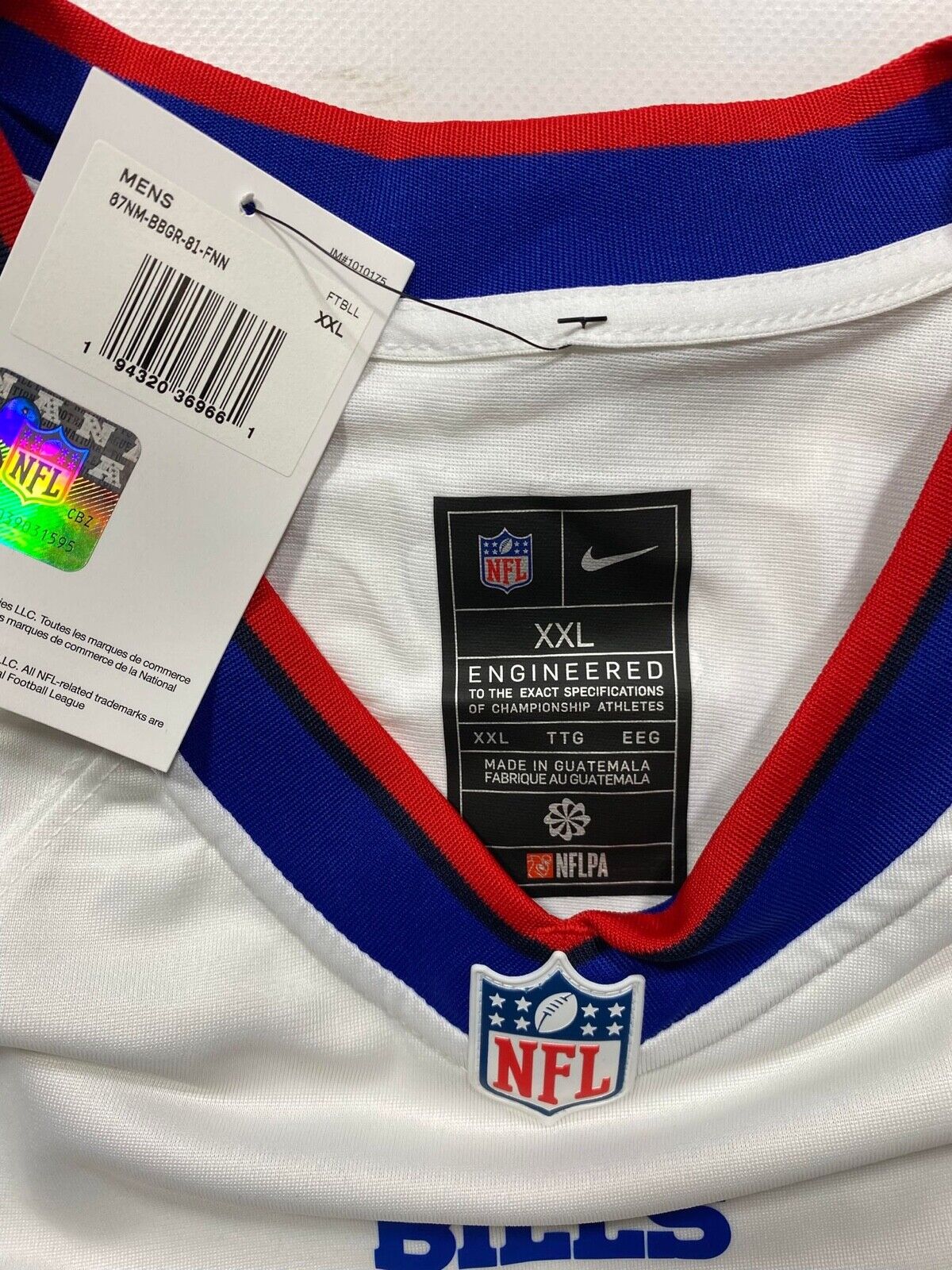 Buffalo Bills Road Nike NFL Game Jersey - Matt Milano #58 - Mens XXL