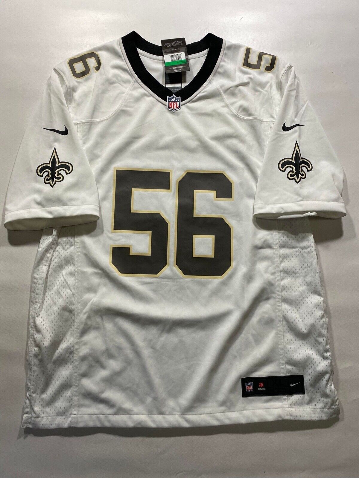 New Orleans Saints Road Nike NFL Game Jersey - Demario Davis #56 - Mens XL