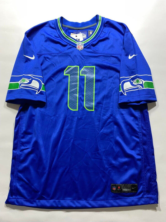 Seattle Seahawks Royal Throwback Nike NFL Game Jersey - #11 - Mens