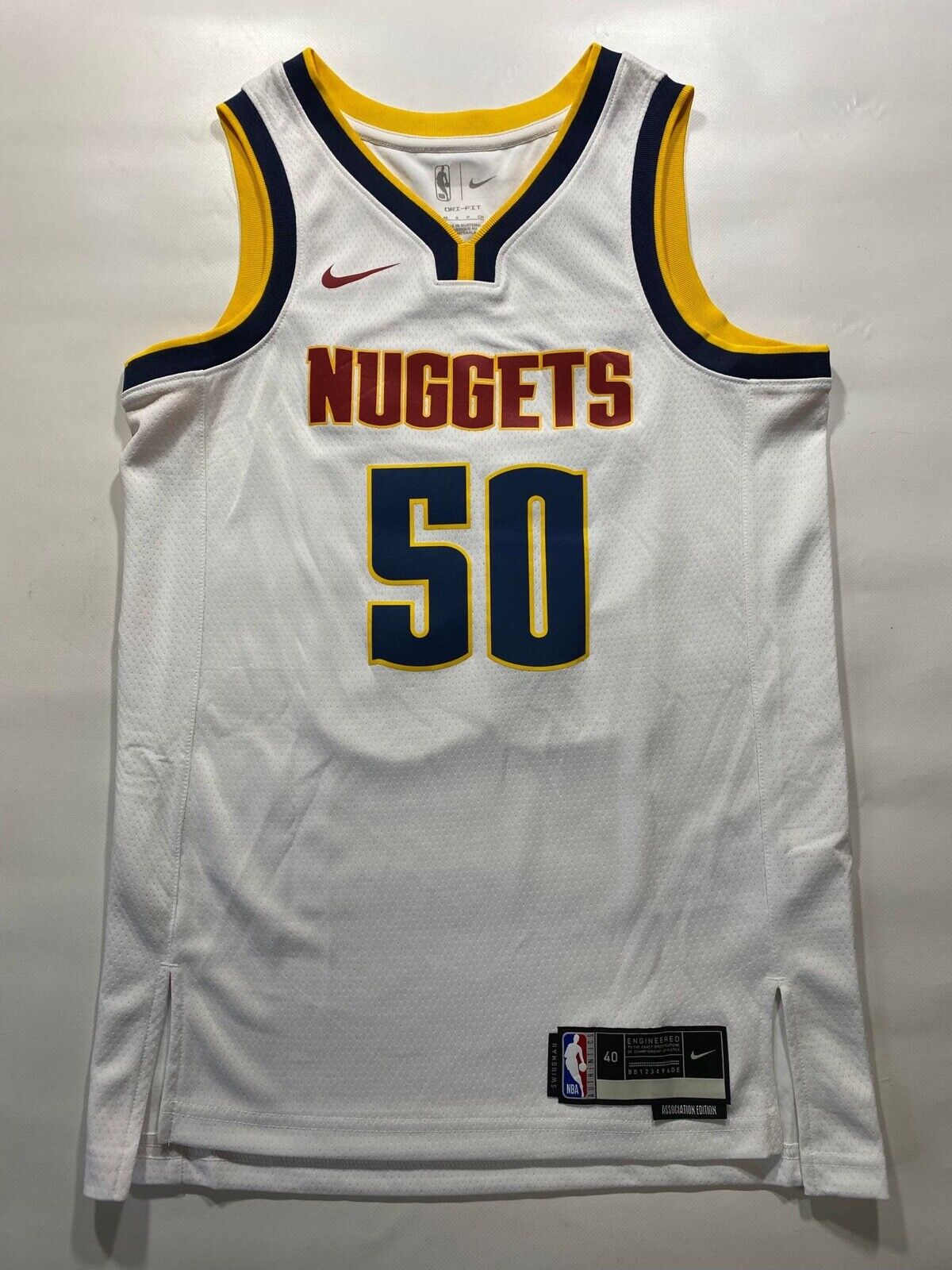 Denver Nuggets #50 Aaron Gordon Nike NBA Association Jersey - Mens Small