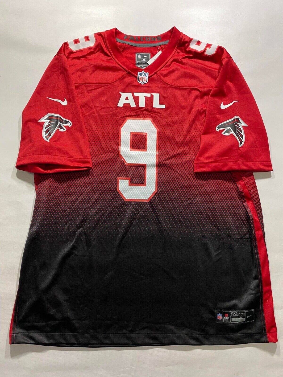 Atlanta Falcons Alternate Nike NFL Game Jersey - Desmond Ridder #9 - Mens 3XL