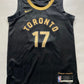 Toronto Raptors #17 Dennis Schroder Nike NBA City Jersey - Mens Small