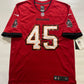 Tampa Bay Buccaneers Home Nike NFL Game Jersey - Devin White #45 - Mens Medium