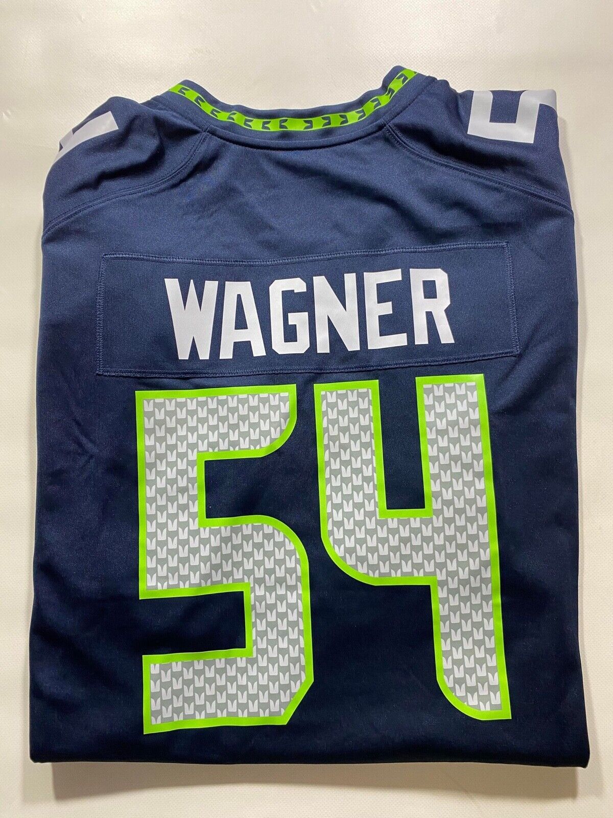 Seattle Seahawks Collage Navy Nike NFL Game Jersey - Bobby Wagner #54 - Mens