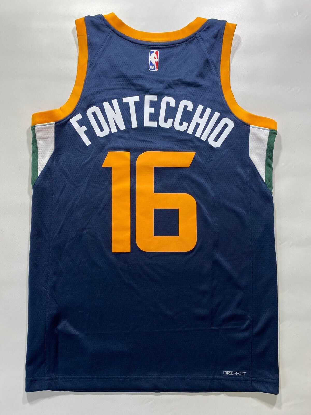 Utah Jazz #16 Simone Fontecchio Nike NBA Icon Jersey - Mens Small