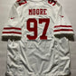 San Francisco 49ers #97 Jaylon Moore Nike NFL Game Jersey - Mens XL - American Sports Jerseys