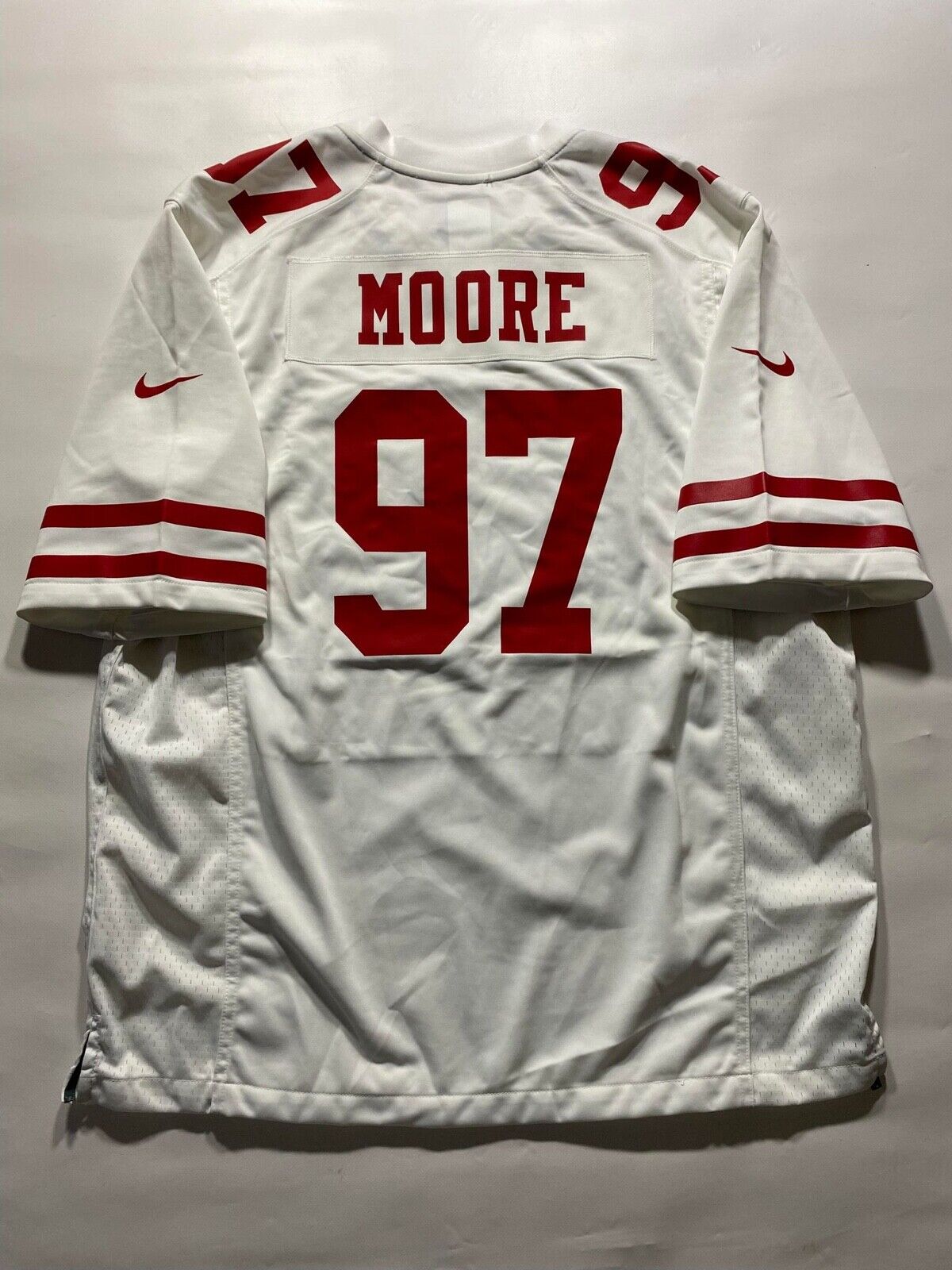 San Francisco 49ers #97 Jaylon Moore Nike NFL Game Jersey - Mens XL - American Sports Jerseys