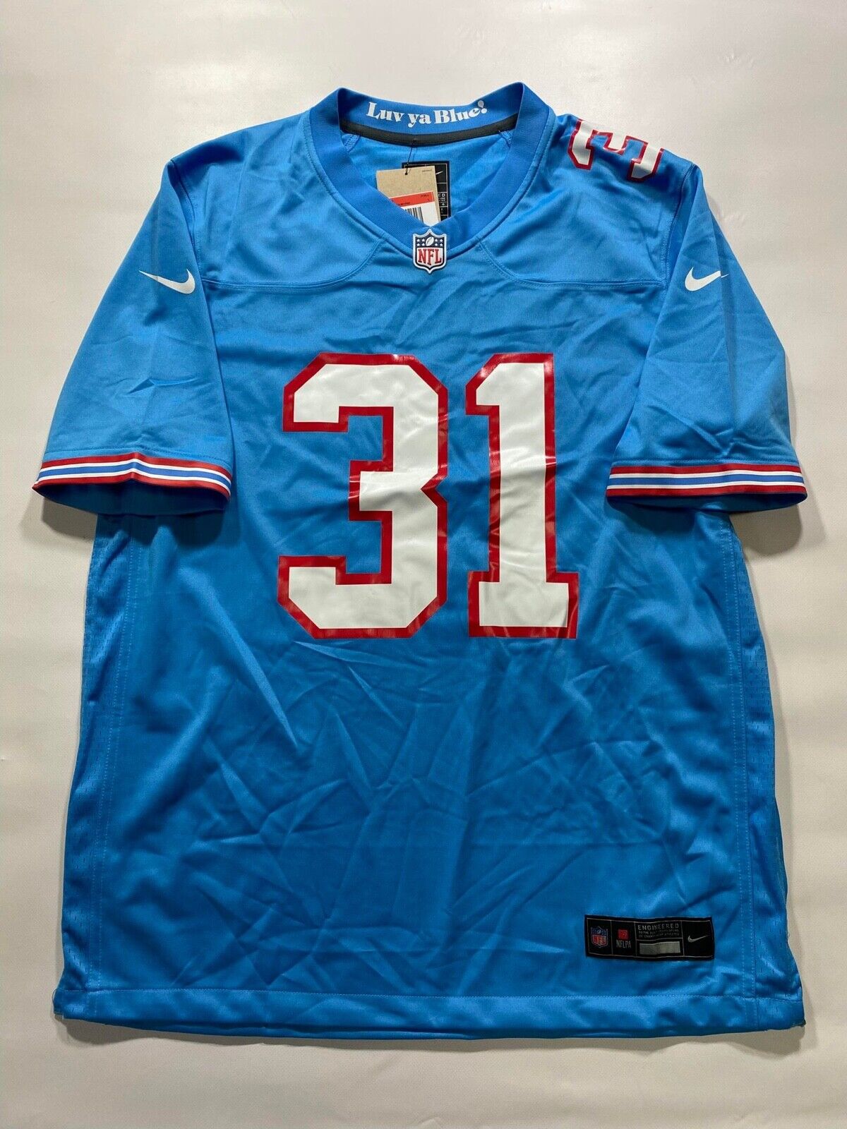 Tennessee Titans Throwback Nike NFL Game Jersey - Curtis Brooks #31 - Mens Large