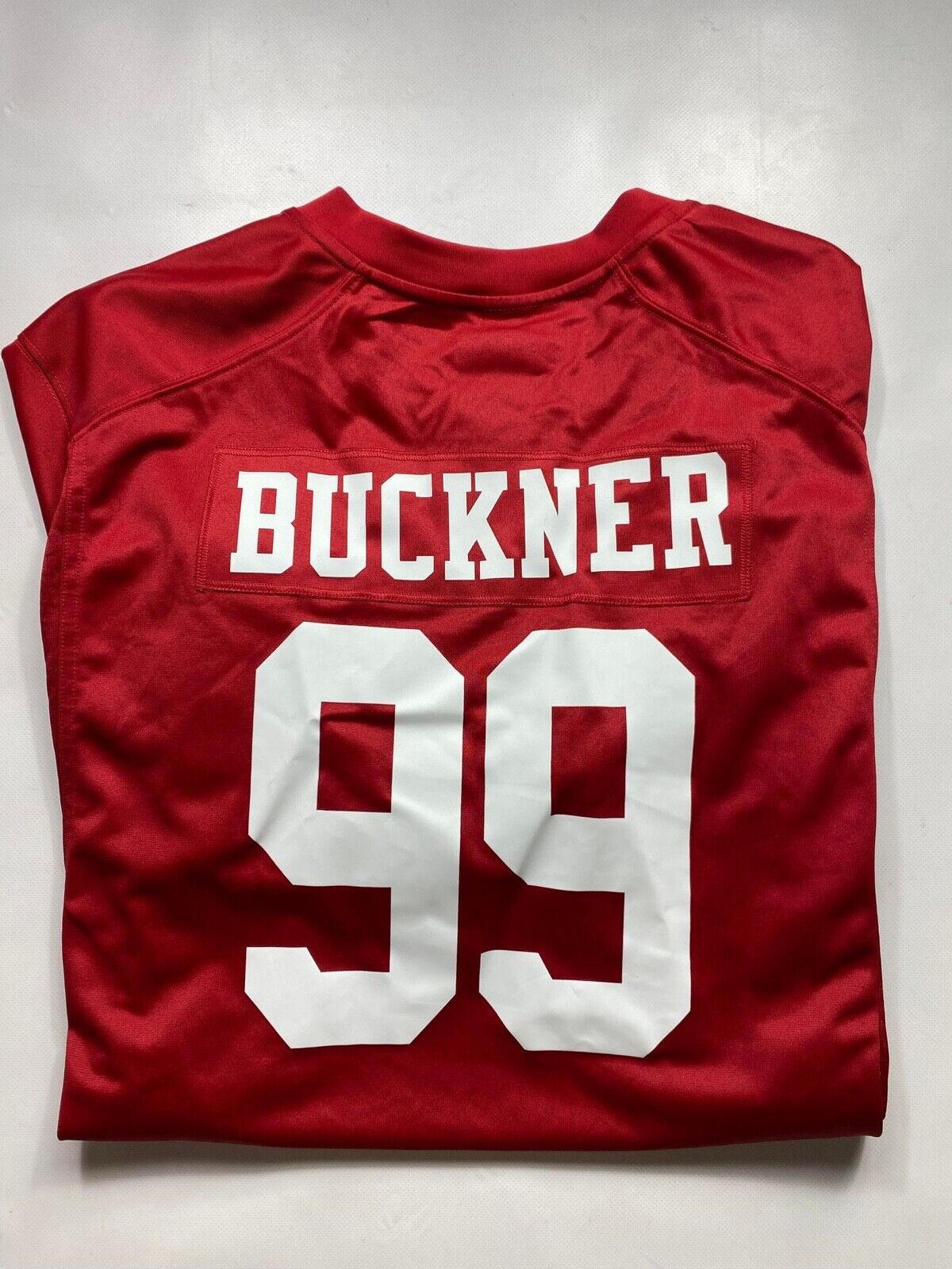 San Francisco 49ers #99 DeForest Buckner Nike NFL Game Jersey - Mens 2XL - American Sports Jerseys