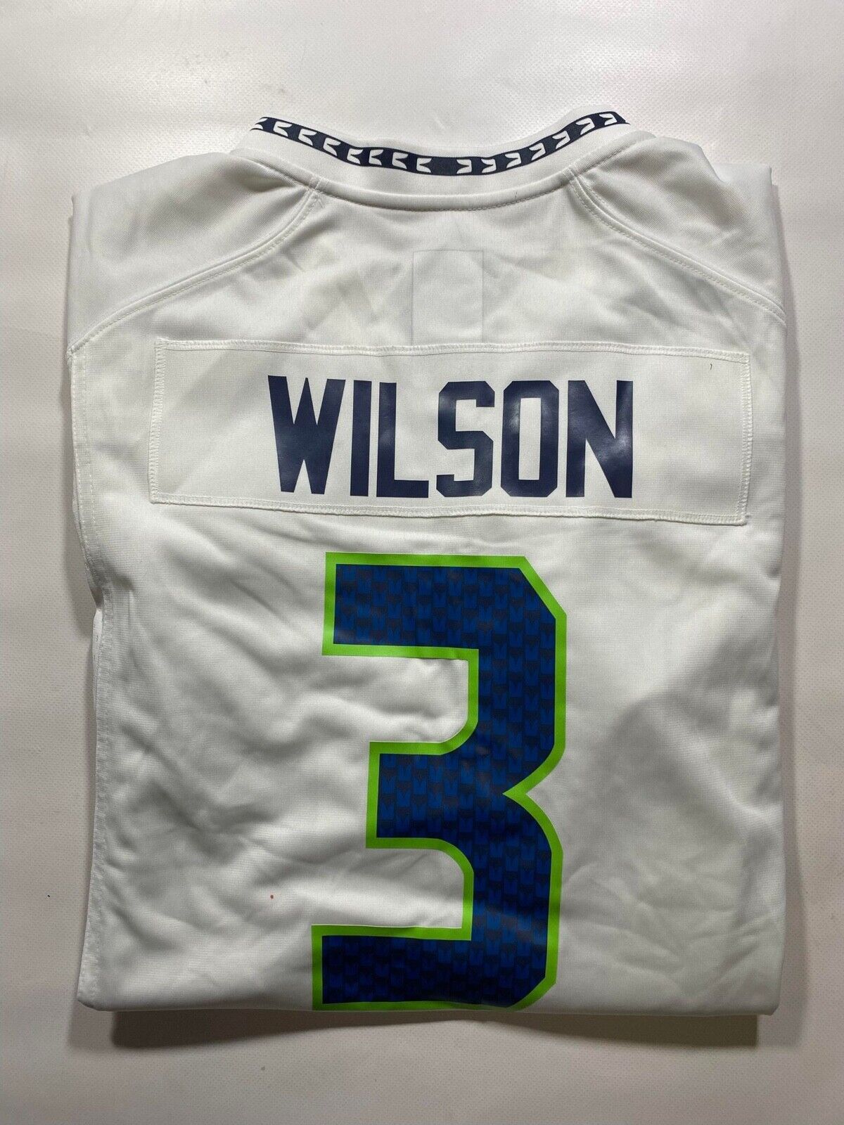 Seattle Seahawks Road Nike NFL Game Jersey - Russell Wilson #3 - Mens