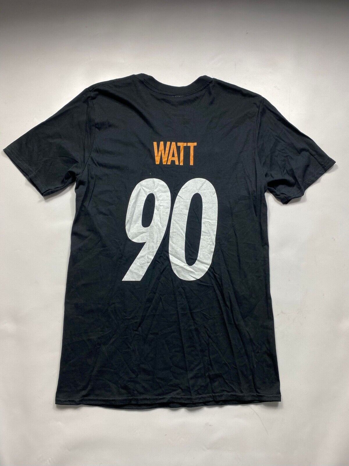 Pittsburgh Steelers #90 T. J. Watt NFL T-Shirt - Mens Small - American Sports Jerseys