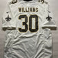 New Orleans Saints Road Nike NFL Game Jersey - Jamaal Williams #30 - Mens Large