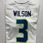 Seattle Seahawks NFL Jersey (XL) Kids Nike Game Top White - Wilson #3.