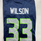 Seattle Seahawks NFL Jersey (M) Mens Nike Game Top Navy - Wilson.