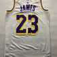 Los Angeles Lakers #23 LeBron James Nike NBA Association Jersey - Mens XS