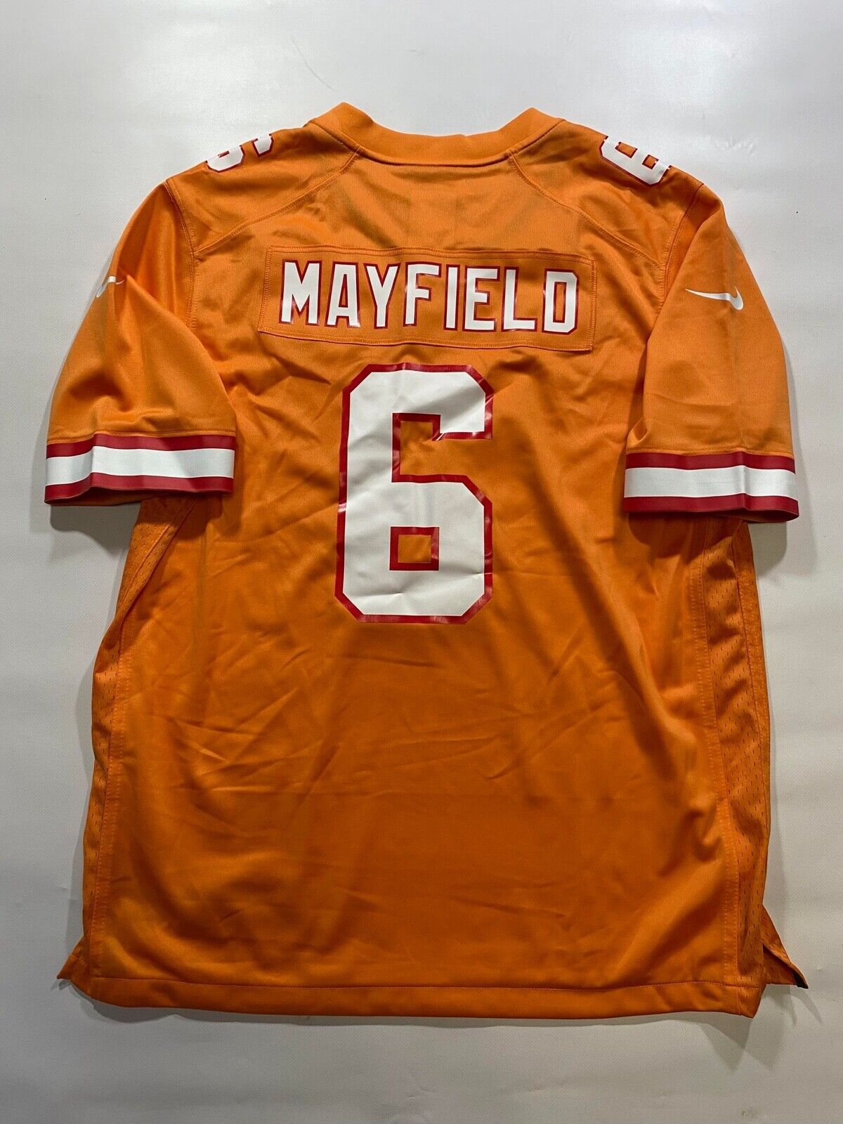 Tampa Bay Buccaneers Orange Throwback Nike NFL Game Jersey - Baker Mayfield #6