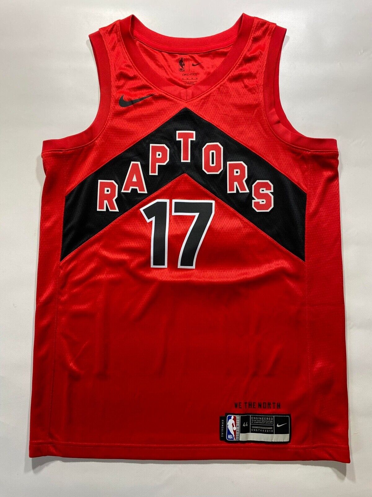 Toronto Raptors #17 Dennis Schroder Nike NBA Icon Jersey - Mens Medium