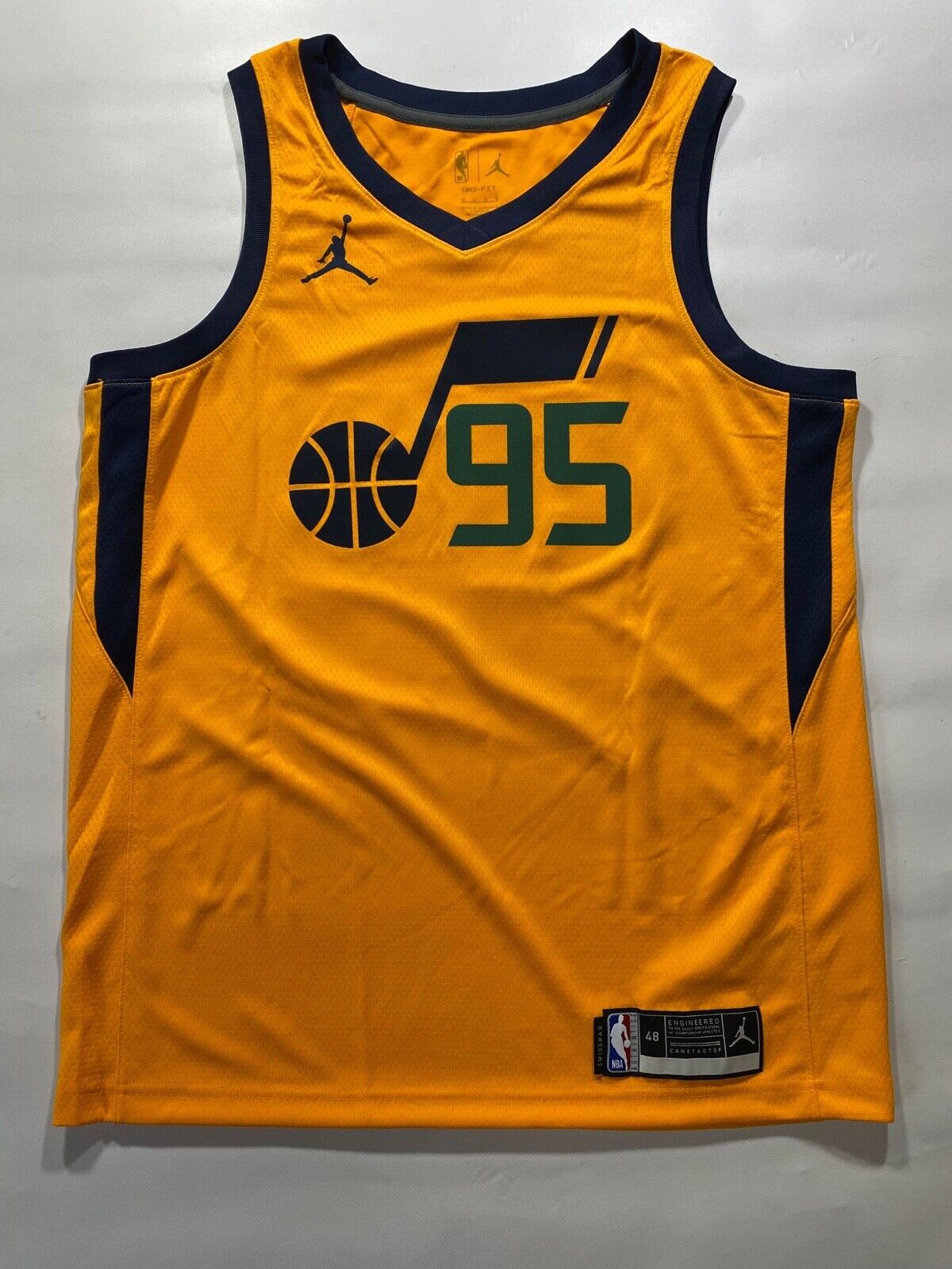 Utah Jazz #95 Juan Toscano-Anderson Nike NBA Statement Jersey - Mens Large