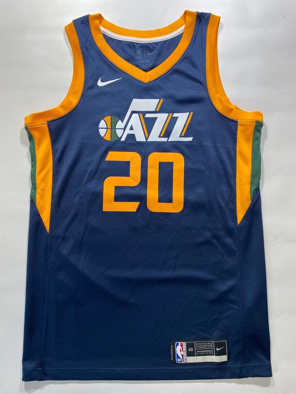 Utah Jazz #20 Udoka Azubuike Nike NBA Icon Jersey - Mens Small