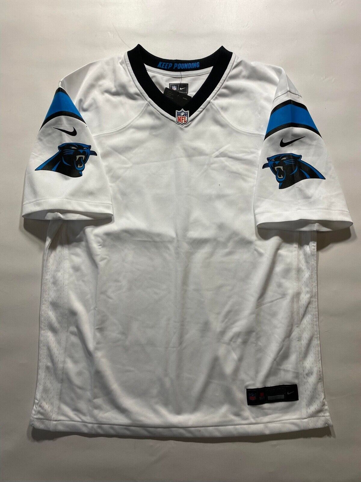 Carolina Panthers #49 Frankie Luvu Nike NFL Game Jersey - Mens XL - American Sports Jerseys