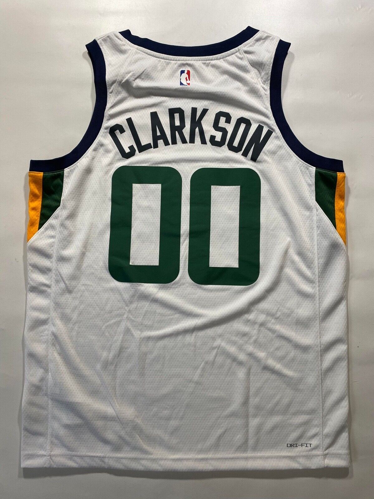 Utah Jazz #00 Jordan Clarkson Nike NBA Association Jersey - Mens Large