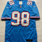 Tennessee Titans Throwback Nike NFL Game Jersey Jeffery Simmons #98 - Mens Small