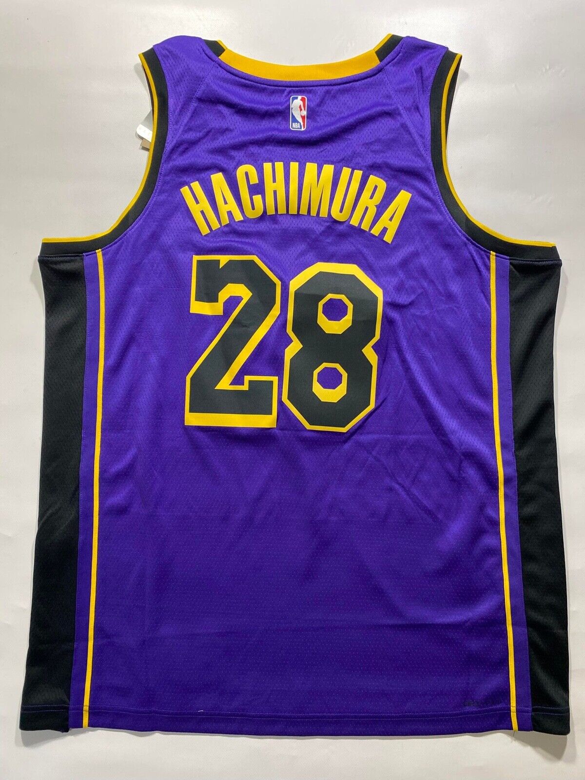 Los Angeles Lakers #28 Rui Hachimura Nike NBA Statement Jersey - Mens XL